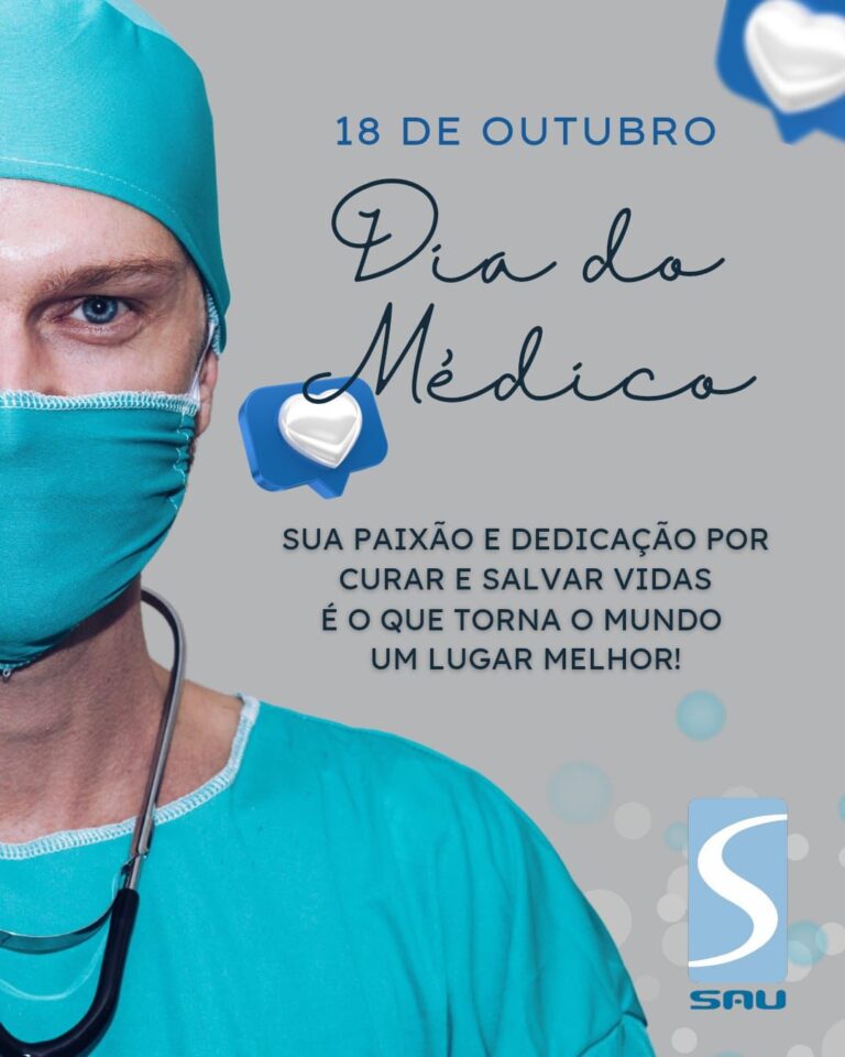 Read more about the article 18/10 – Dia do Médico!